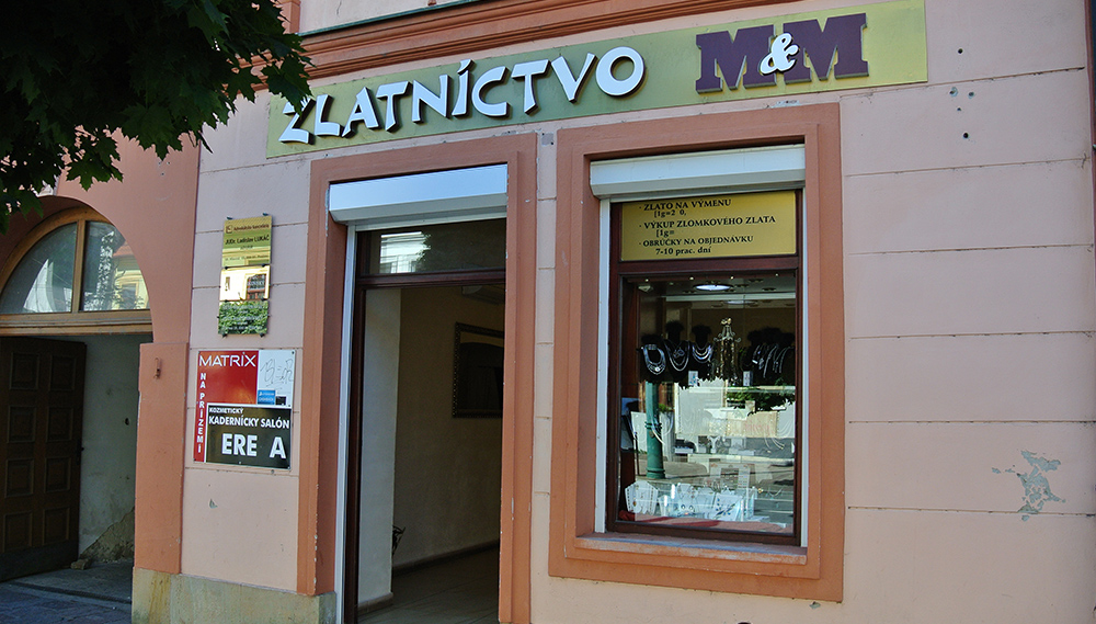 Navštívte našu predajňu Zlatníctvo M&M na Hlavná 19, Prešov